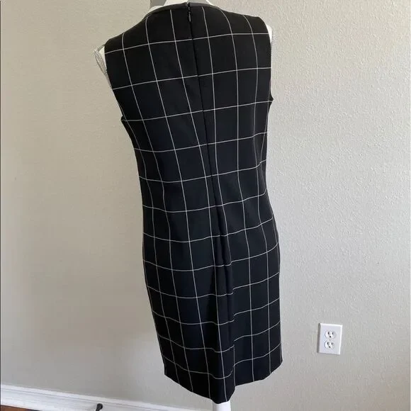 Lauren Ralph Lauren Black & White Midi Dress - Picture 3 of 4